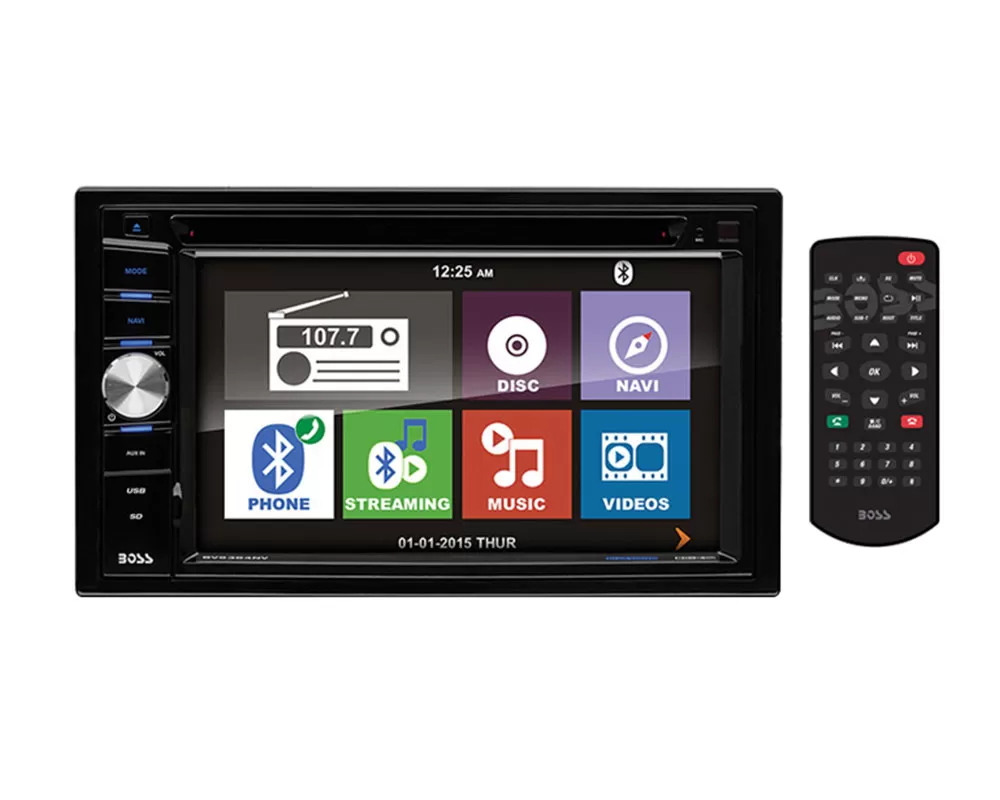 Boss Audio 6.2" Double Din Receiver Navigation Bluetooth DVD/CD Remote - BV9384NV