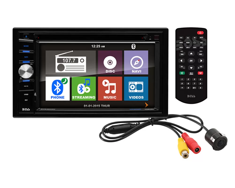 Boss Audio 6.2" Double Din Lcd Touchscreen With Back Up Camera Gift Box - BVNV9384RC
