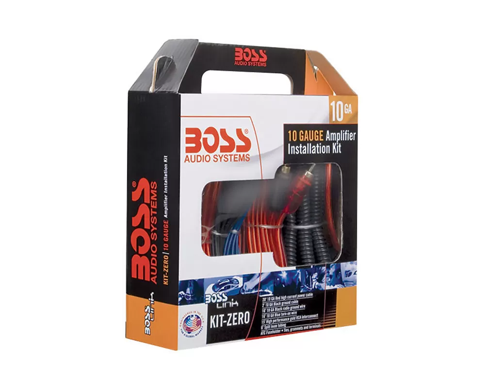 Boss Audio Complete 10 Gauge Amplifier Installation Kit - KITZERO