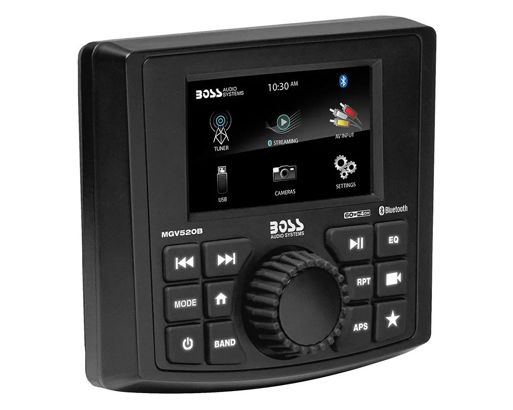 Boss Audio 3" 4 Channel Screen Gauge Radio With Bluetooth - MGV520B