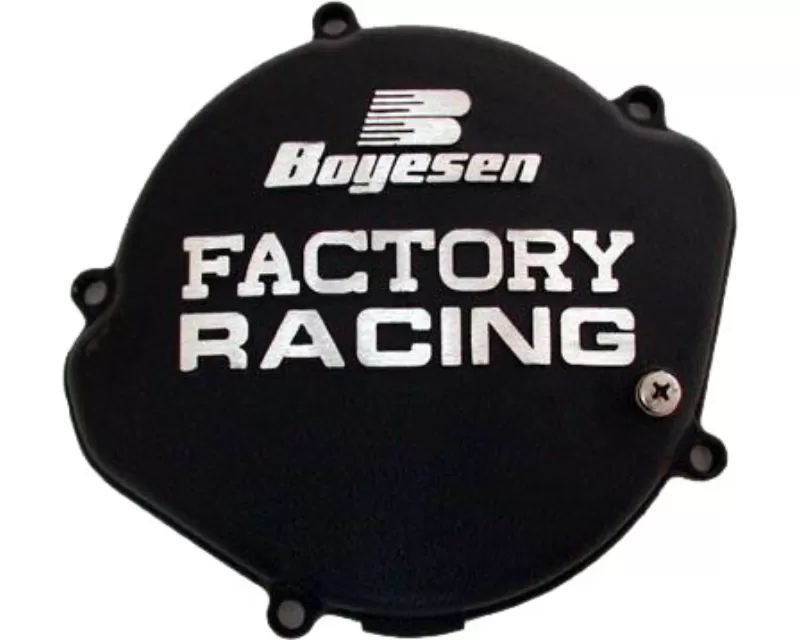 Boyesen Factory Racing Clutch Cover Black Honda CR125R 2000-2007 - CC-01AB
