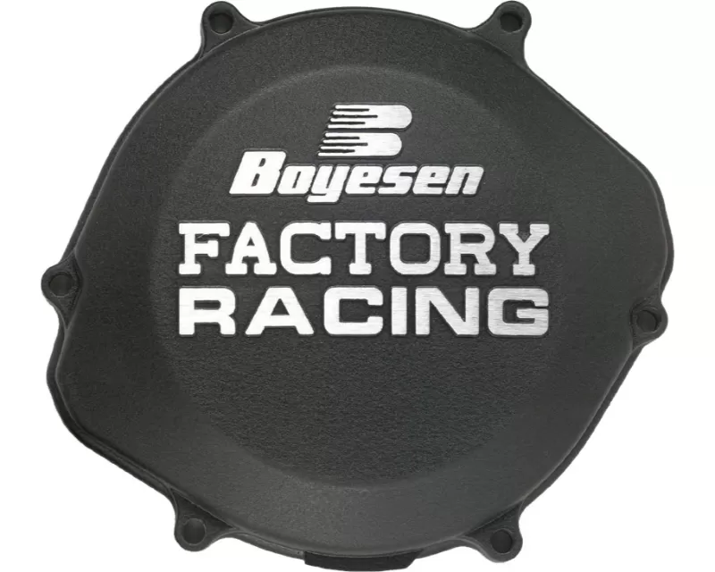 Boyesen Factory Racing Clutch Cover Black Honda CR125R 1987-1999 - CC-01B