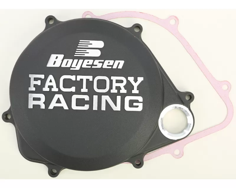 Boyesen Factory Racing Clutch Cover Black Honda CRF450RX | CRF450R 2017-2020 - CC-06CB