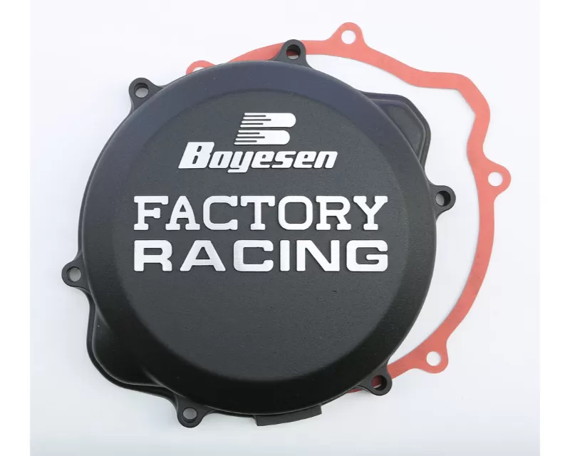 Boyesen Factory Racing Clutch Cover Black Honda CRF450X 2005-2016 - CC-06XB