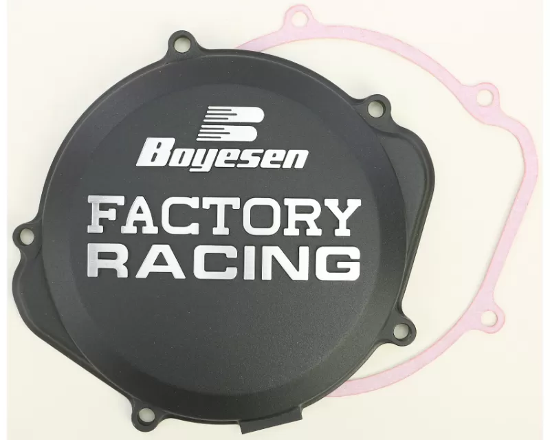 Boyesen Factory Racing Clutch Cover Black Honda CRF250R 2004-2009 - CC-07B