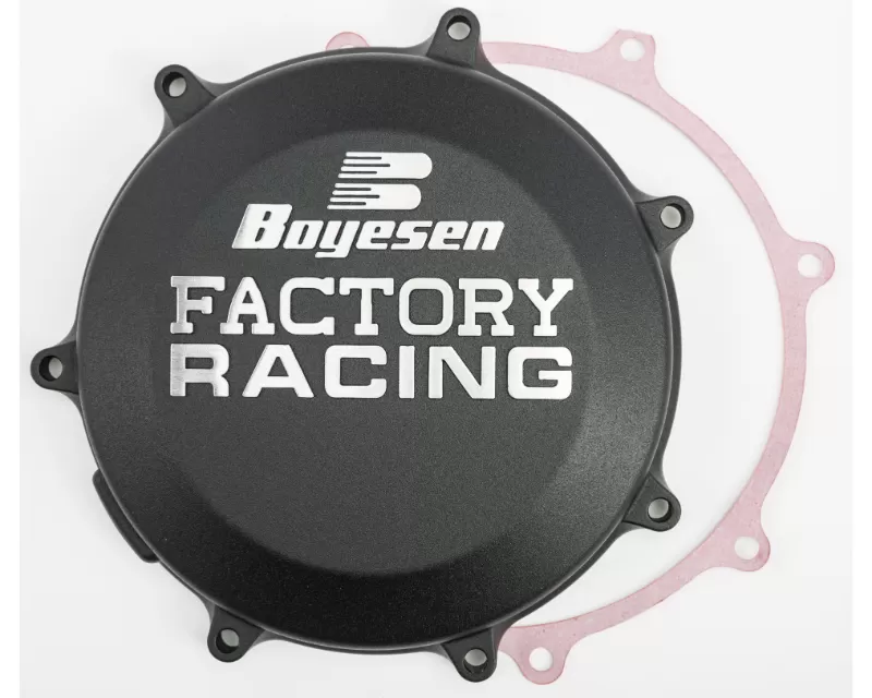 Boyesen Factory Racing Clutch Cover Black Kawasaki KX450 2019-2020 - CC-18CB
