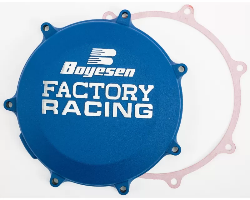 Boyesen Factory Racing Clutch Cover Blue Kawasaki KX450 2019-2020 - CC-18CL