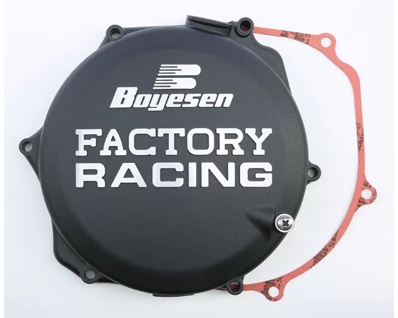 Boyesen Factory Racing Clutch Cover Black Suzuki RMX450Z | RM-Z450 2008-2020 - CC-26AB