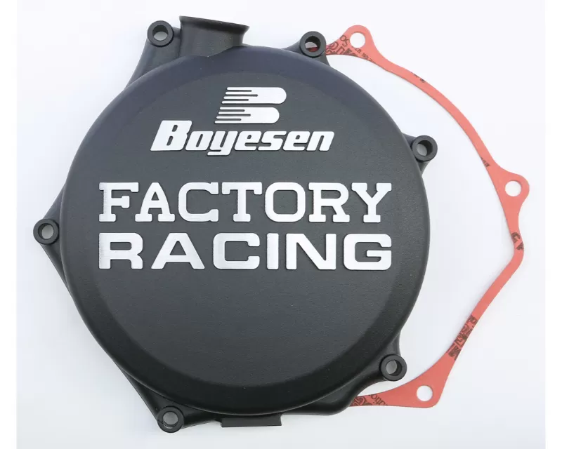 Boyesen Factory Racing Clutch Cover Black Suzuki RM-Z250 2007-2019 - CC-27AB