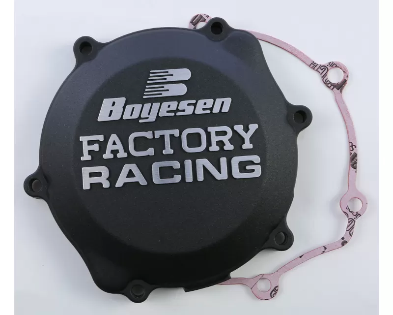 Boyesen Factory Racing Clutch Cover Black Yamaha YZ85 | YZ65 2002-2019 - CC-30B