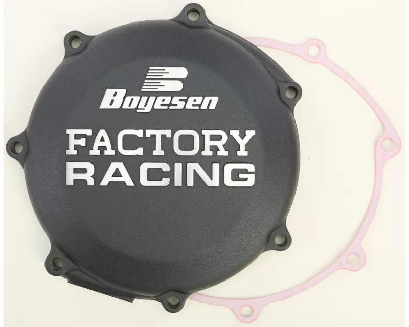 Boyesen Factory Racing Clutch Cover Black Yamaha YZ250F | WR250F 2001-2013 - CC-37B
