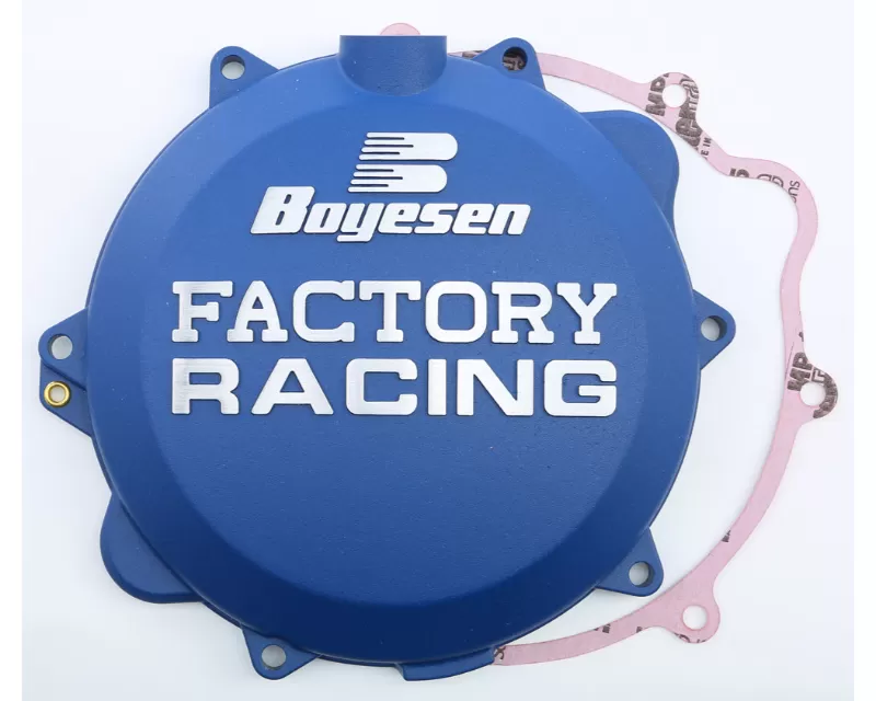 Boyesen Factory Racing Clutch Cover Blue Husqvarna TE | TC | FE | KTM SX | XC 2009-2016 - CC-42AL