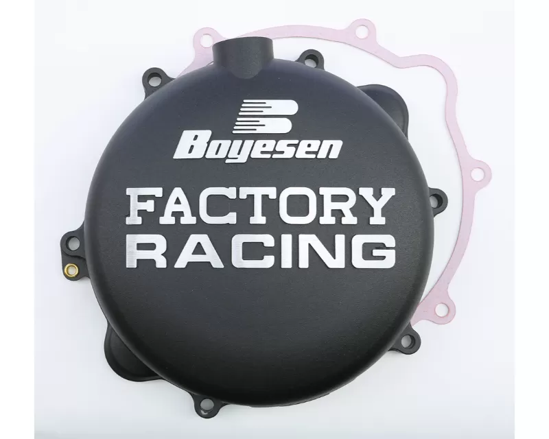Boyesen Factory Racing Clutch Cover Black KTM 250 SX | 250 XC | 300 XC | 300 XC-W | 250 EXC | 300 EXC 2003-2007 - CC-42B