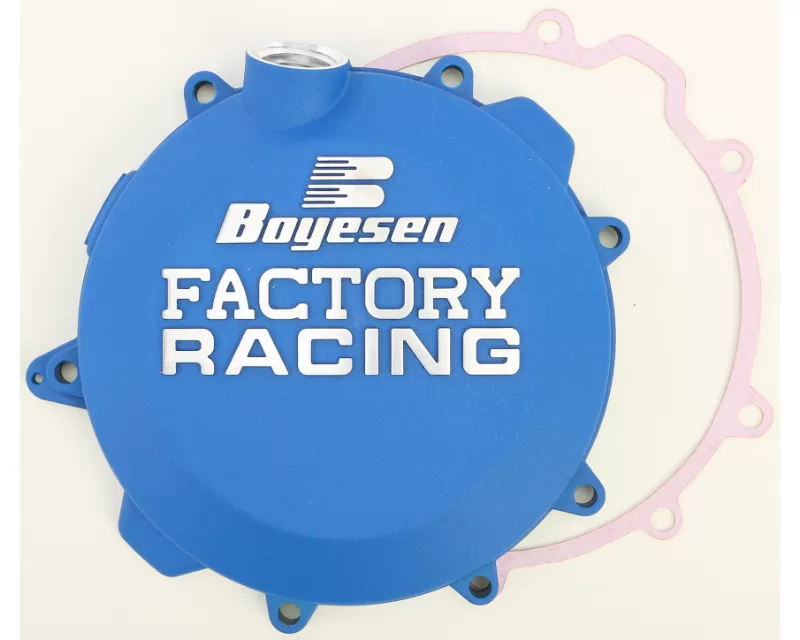 Boyesen Factory Racing Clutch Cover Blue Husqvarna/KTM CC-42CL - CC-42CL