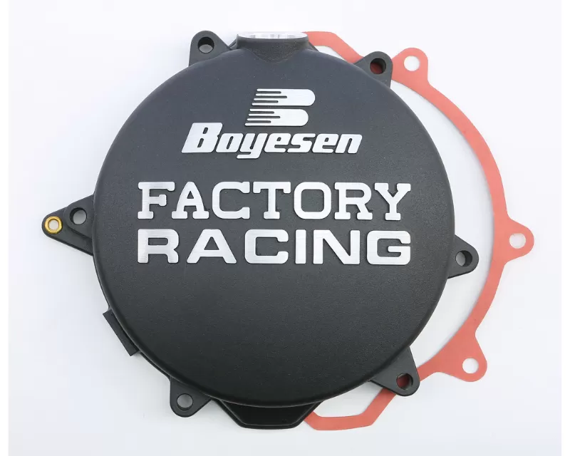 Boyesen Factory Racing Clutch Cover Black Husaberg FE 250 | KTM 250 SX-F | 250 XCF-W | 250 XC-F 2005-2013 - CC-44B
