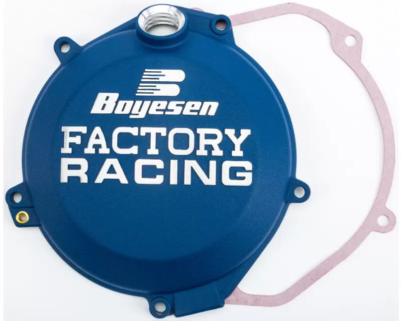 Boyesen Factory Racing Clutch Cover Blue Husqvarna/KTM CC-44CL - CC-44CL