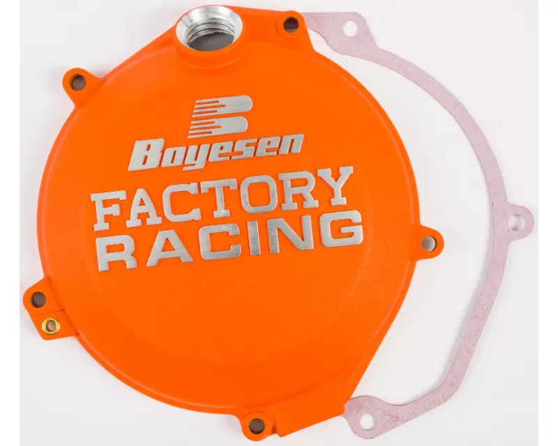 Boyesen Factory Racing Clutch Cover Orange Husqvarna/KTM CC-44CO - CC-44CO