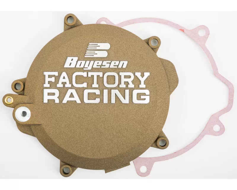 Boyesen Factory Racing Clutch Cover Magnesium KTM 85 SX (17/14) | Husqvarna TC 85 (17/14) | TC 85 (19/16) 2018-2019 - CC-46AM