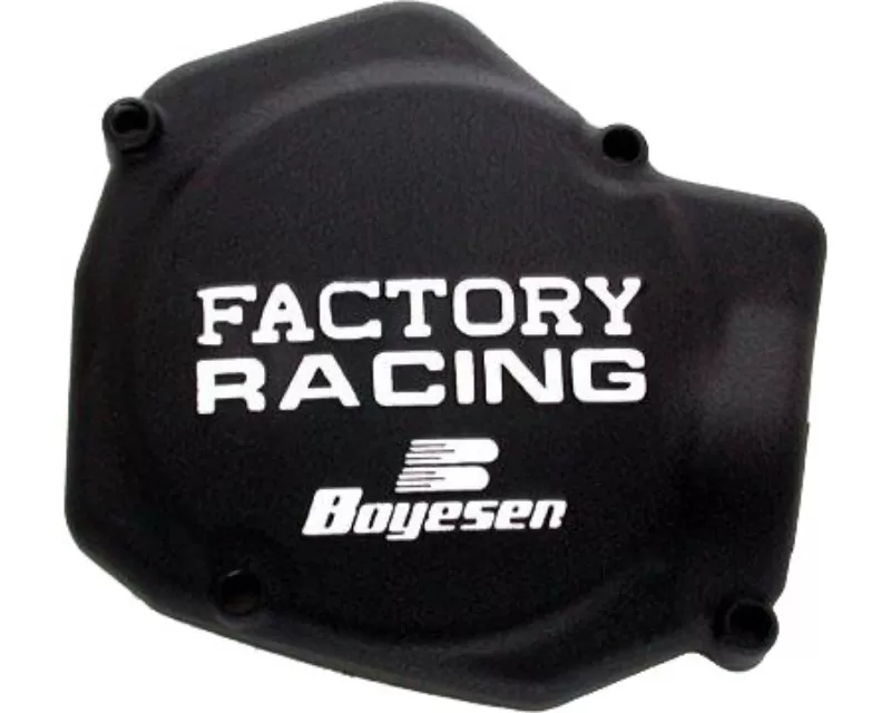 Boyesen Factory Racing Ignition Cover Black Honda CR125R 1988-2004 - SC-01AB