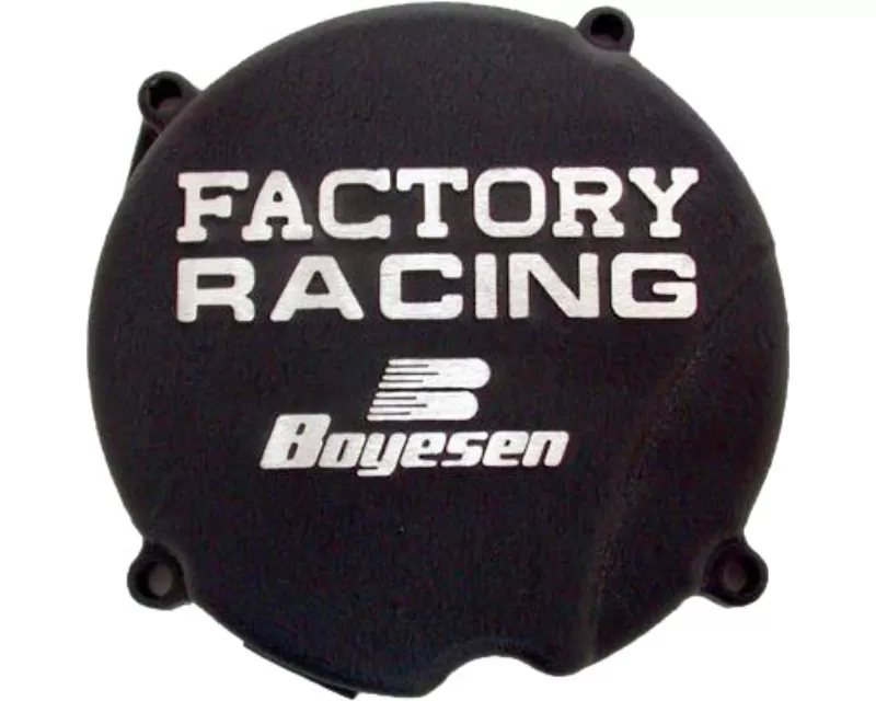 Boyesen Factory Racing Ignition Cover Black Honda CR500R 1984-2001 - SC-03B