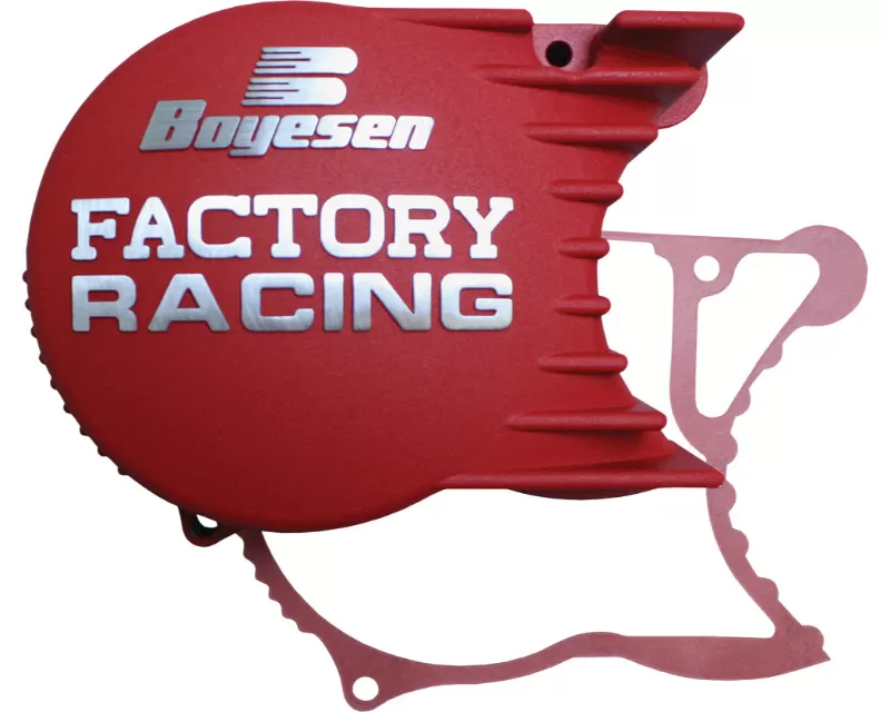 Boyesen Factory Racing Ignition Cover Red Suzuki RM85 | RM85L | RM80 1986-2019 - SC-20R