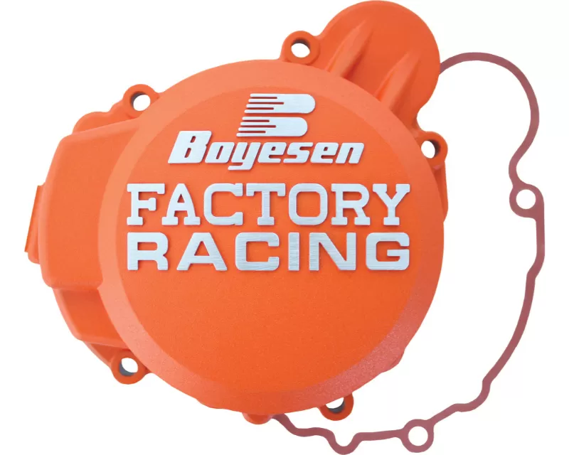 Boyesen Factory Racing Ignition Cover Orange KTM 85 SXS | 85 SX (17/14) | 85 SX (19/16) | Husqvarna TC 85 (17/14) 2003-2017 - SC-46O