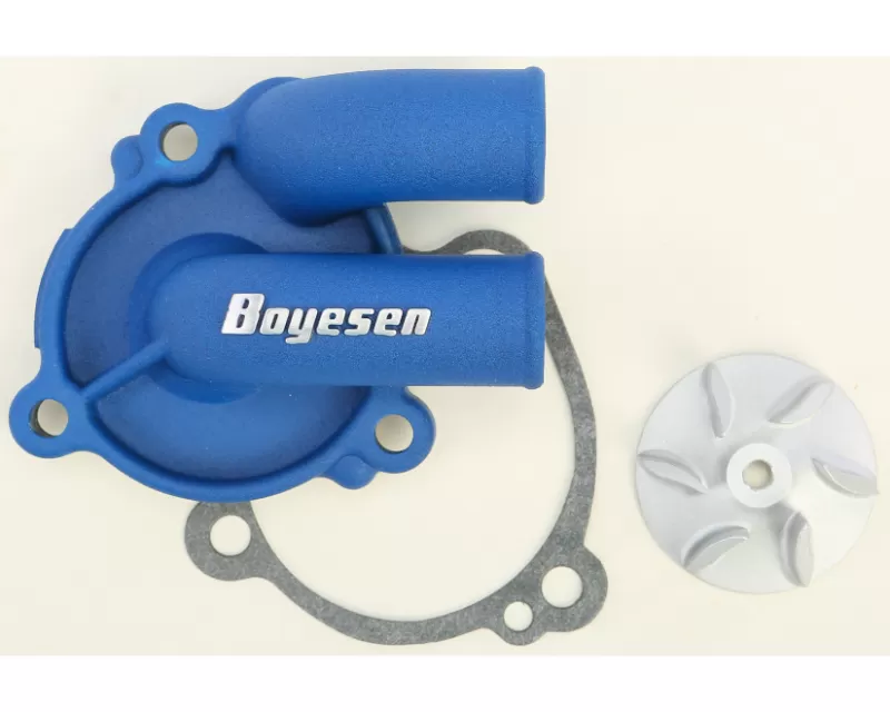 Boyesen Waterpump Cover & Impeller Kit Blue Kawasaki KX85 | KX100 | Suzuki RM100 2001-2020 - WPK-10L
