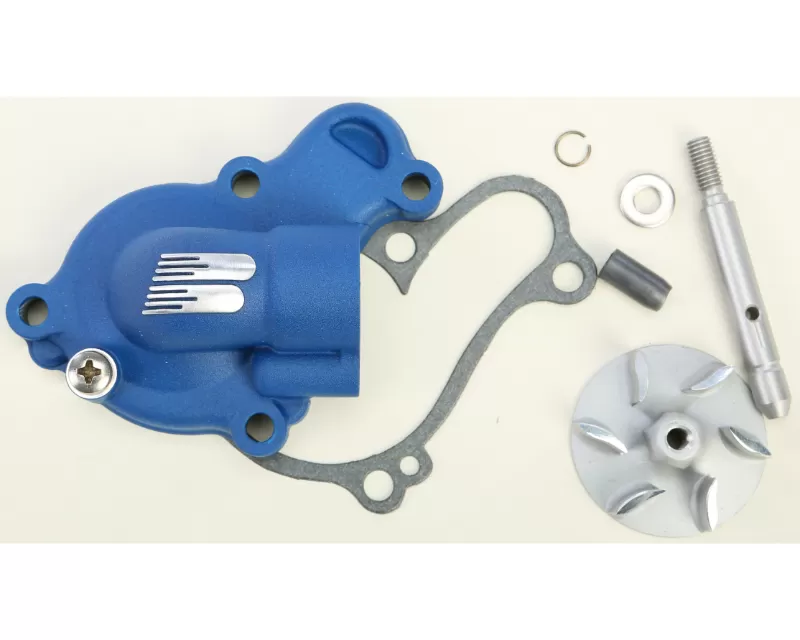 Boyesen Waterpump Cover & Impeller Kit Blue Yamaha YZ250FX | YZ250F | WR250F 2014-2019 - WPK-37AL
