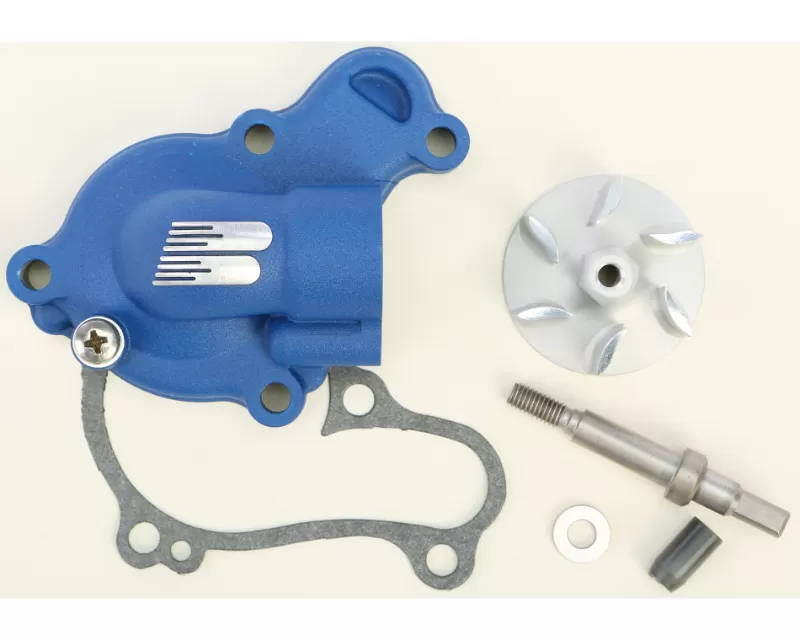 Boyesen Waterpump Cover & Impeller Kit Blue Yamaha YZ450FX | YZ450F | WR450F 2014-2020 - WPK-38CL