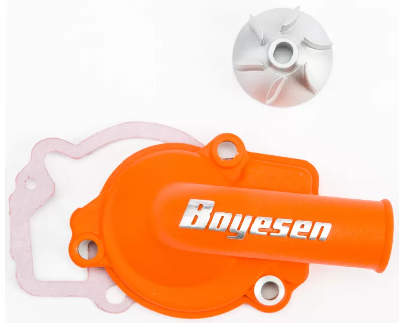 Boyesen Waterpump Cover & Impeller Kit Orange Husqvarna TE 150 | TC 125 | KTM 125 SX | 150 SX | 150 XC-W 2016-2019 - WPK-41O