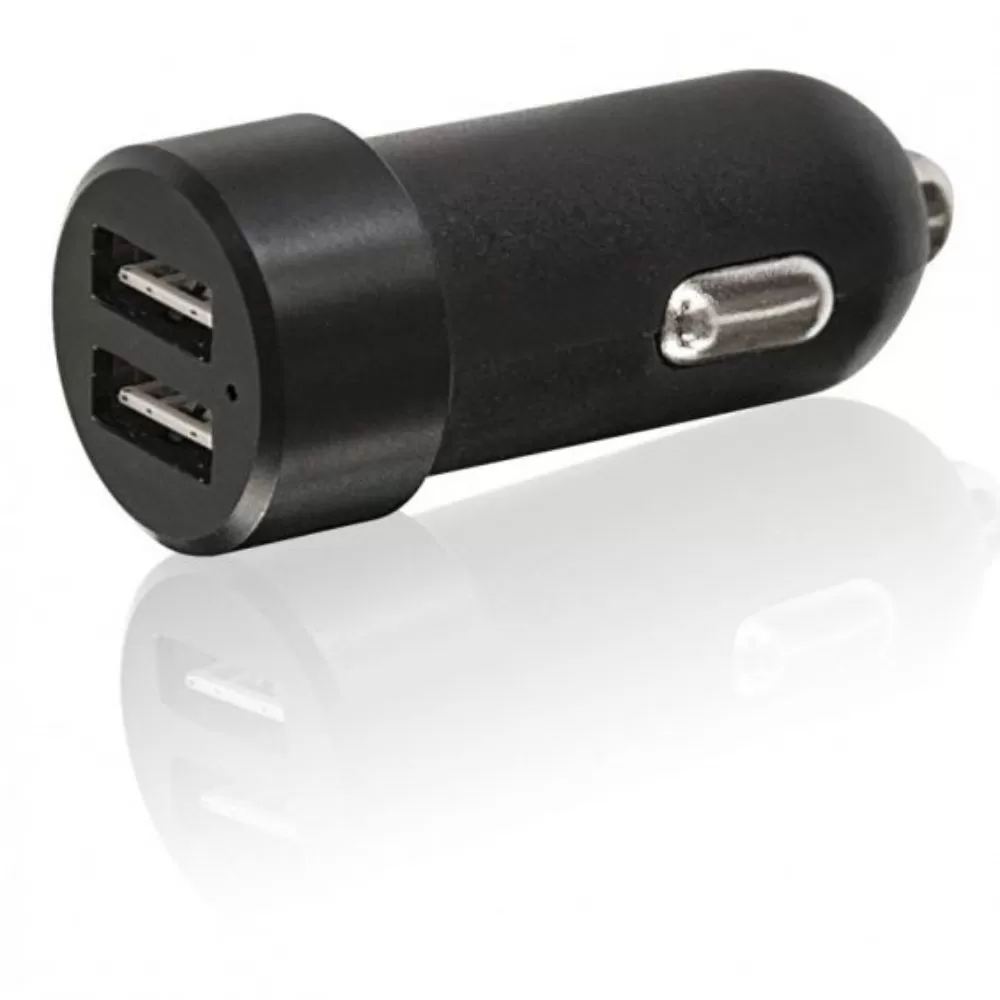 BracketRon Ez Charge Dual High Speed USB - Black (2.4A X2) - BT2-649-2