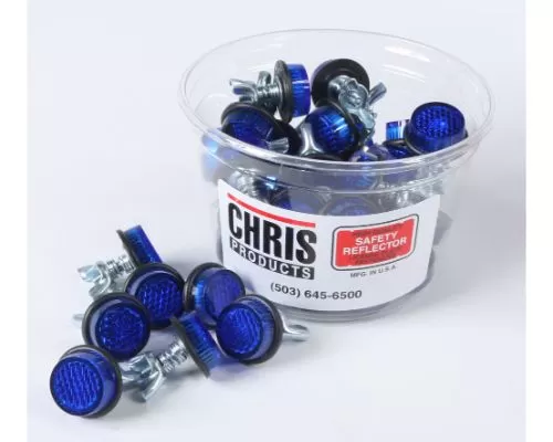Chris Products Mini-Reflectors Blue - CH40B