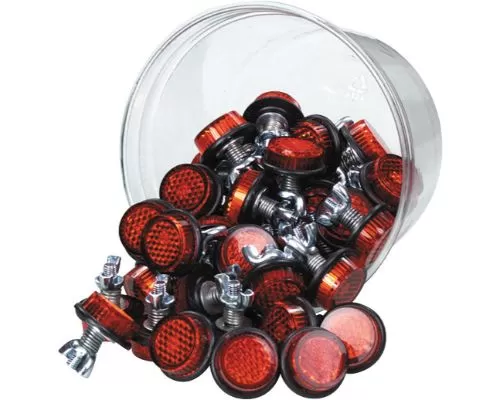 Chris Products Mini-Reflectors 150/pck Red - CH150R