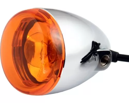 Chris Products Turn Signal Assembly Chrome Amber 8500A - 8500A