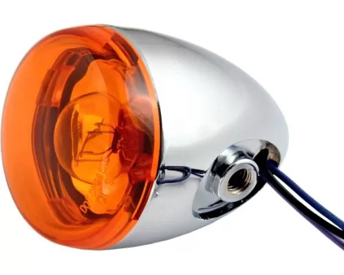 Chris Products Turn Signal Assembly Chrome Amber 8887A - 8887A
