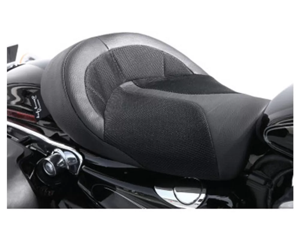 Danny Gray Solo Bigstair Leather Seat Harley Davidson XL 2004-2018 - FA-DGE-0284