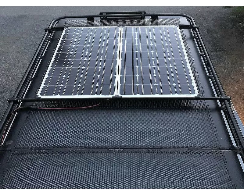 Aluminess 100 Watt Long Zamp Obsidian Solar Panel - 400695-FS