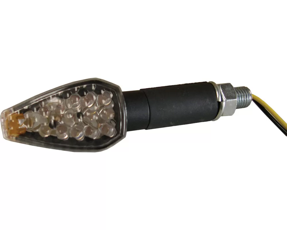 Dynamic Moto Power 9 LED Black Short New Arrow Marker Light With Smoke Lens 900-0072 - 900-0072