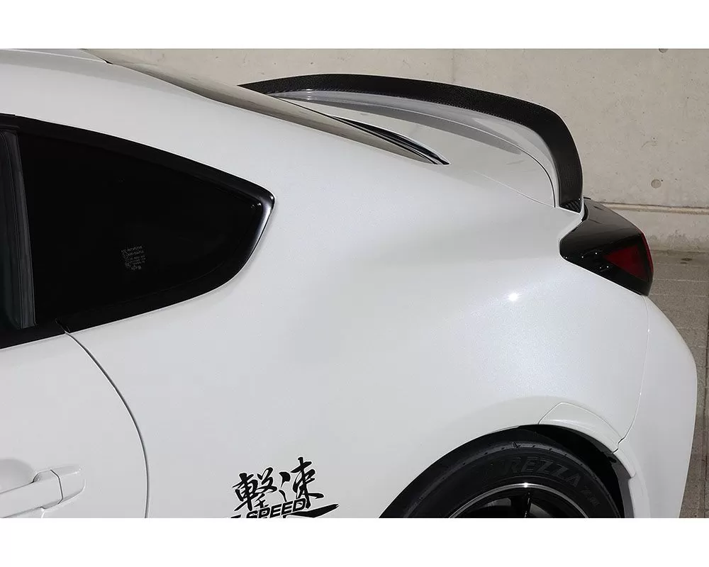 ChargeSpeed Twill Weave Carbon Rear Lip Spoiler Toyota GR86 | Subaru BR-Z ZD8 2022-2026 - CS992RWCT