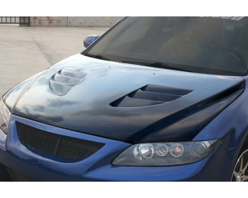 Charge Speed FRP Vented Hood Mazda 6 2003-2008 - BCMa603-CS595HFV