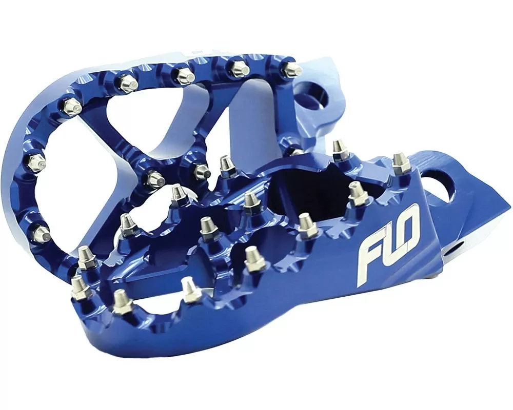 Flo Motorsports Blue Pro Series Foot Pegs Husqvarna | KTM 1999-2018 - FPEG-795BLU