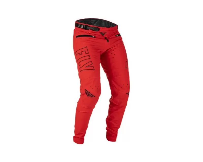 Fly Racing Youth Radium Bicycle Pants Red CLEARANCE - 375-04324