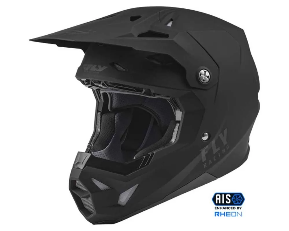 Fly Racing Youth Formula CP Solid Helmet Matte Black Youth Large - 73-0025YL
