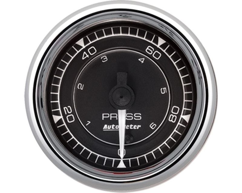 AutoMeter Chrono 2-1/16" 100PSI Digital Stepper Motor Pressure Gauge Chrome - 9753