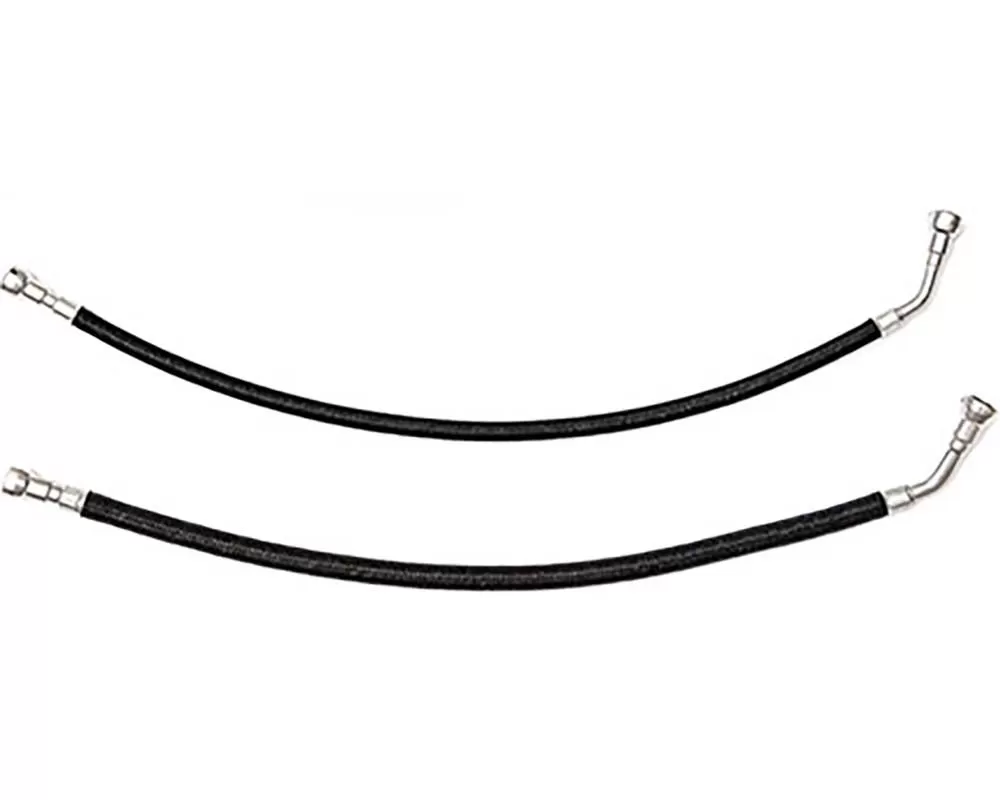 Fine Lines Braided Stainless Front Brake Hose MOPAR B-Body w/ Front Disc Dodge Challenger | Plymouth Barracuda 1967-1974 - HSP5225SS
