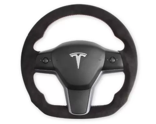 REKUDO Alcantara Wrap Steering Wheel Tesla Model 3 | Model Y 2017-2021 - RK950-02