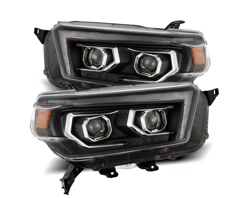 LUXX-Series Projector Headlights Black Toyota 4Runner 2010-2013 AlphaRex - 880757