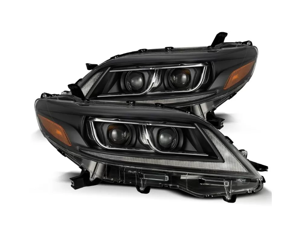 LUXX-Series Projector Headlights Black Toyota Sienna 2011-2020 AlphaRex - 880766