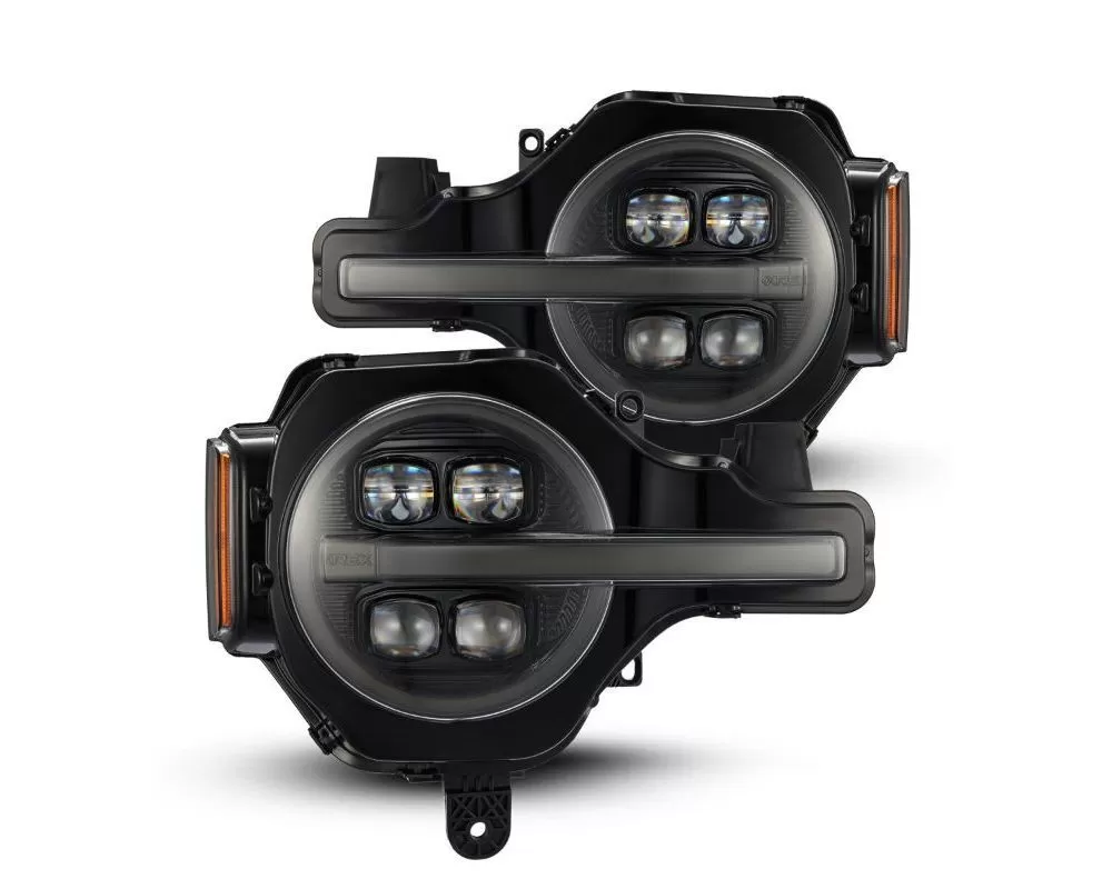 NOVA-Series Projector Headlights - Alpha-Black Ford Bronco 2021+ Alpharex - 880259