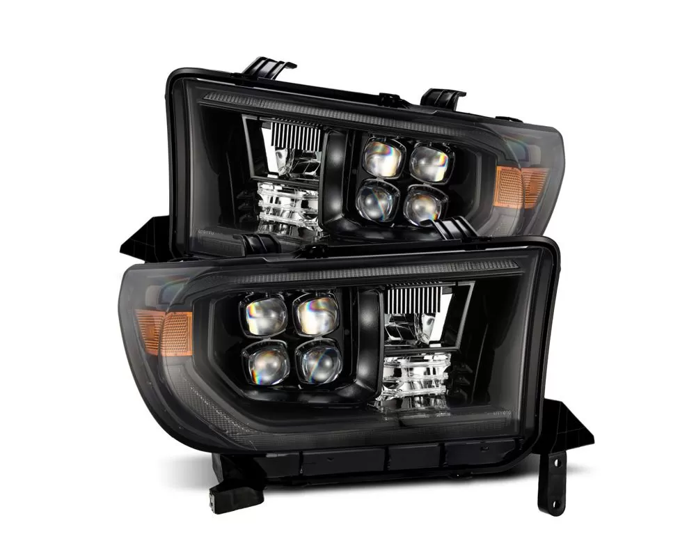 NOVA-Series LED Projector Headlights - Alpha Black G2 Sequential with upgraded DRL Toyota Tundra 2007-2013 AlphaRex - 880820